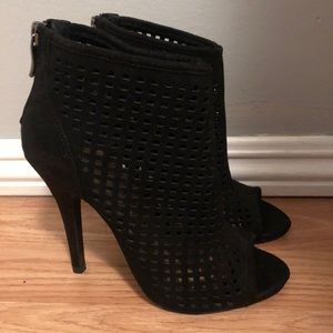 High heels ankle  open toe Boots .